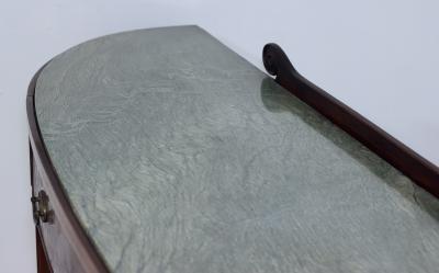 Paolo Buffa Paolo Buffa Mahogany and Marble Top Console by Mario Quarti 1945 Italy