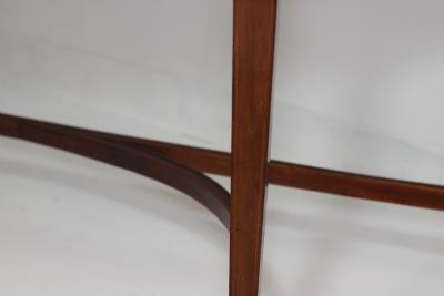 Paolo Buffa Paolo Buffa Mahogany and Marble Top Console by Mario Quarti 1945 Italy