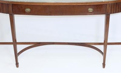 Paolo Buffa Paolo Buffa Mahogany and Marble Top Console by Mario Quarti 1945 Italy