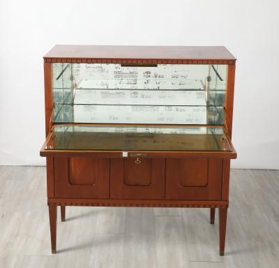 Paolo Buffa Paolo Buffa Pair of Cabinets Dry Bar Cabinet and Secretary circa 1950