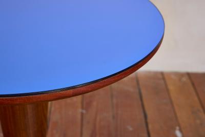 Paolo Buffa Paolo Buffa Table w Blue Glass