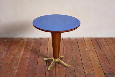 Paolo Buffa Paolo Buffa Table w Blue Glass
