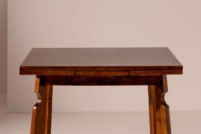Paolo Buffa Paolo Buffa attributed extendable chestnut dining table Italy 1940s