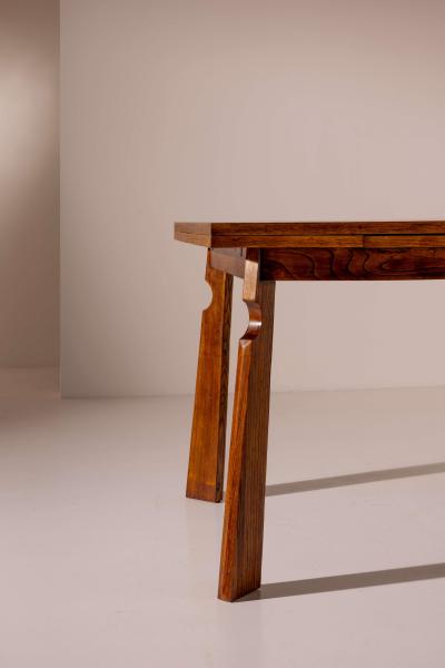 Paolo Buffa Paolo Buffa attributed extendable chestnut dining table Italy 1940s