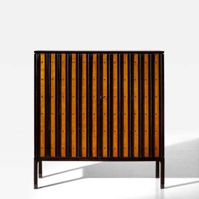 Paolo Buffa Paolo Buffa certified bar cabinet manufactured by Mos Turri Italy early 1940s