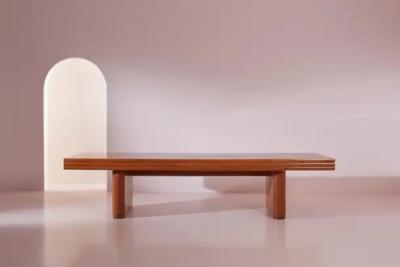 Paolo Buffa Paolo Buffa grand dining conference table made of oak Italy 1940s