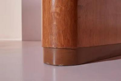Paolo Buffa Paolo Buffa grand dining conference table made of oak Italy 1940s