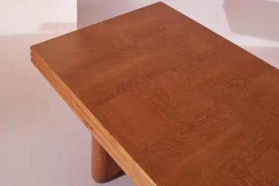 Paolo Buffa Paolo Buffa grand dining conference table made of oak Italy 1940s