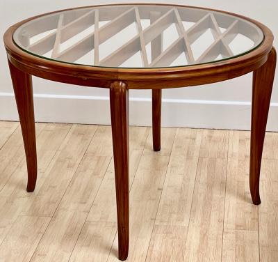 Paolo Buffa Paolo Buffa superb pair of coffee table with glass top