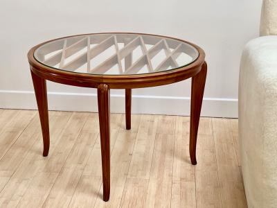 Paolo Buffa Paolo Buffa superb pair of coffee table with glass top