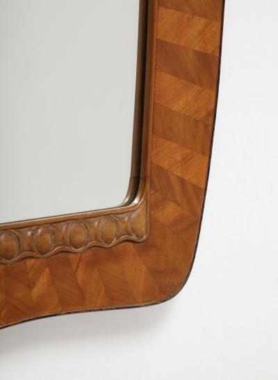 Paolo Buffa Rare Walnut Radicca Mirror by Paolo Buffa