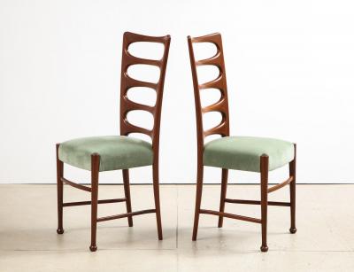 Paolo Buffa Set of 6 Dining Chairs by Paolo Buffa