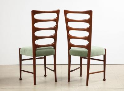 Paolo Buffa Set of 6 Dining Chairs by Paolo Buffa