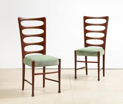 Paolo Buffa Set of 6 Dining Chairs by Paolo Buffa