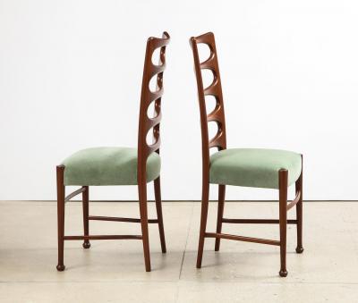 Paolo Buffa Set of 6 Dining Chairs by Paolo Buffa