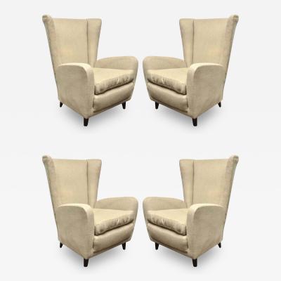 Paolo Buffa Set of Four Armchairs by Paolo Buffa