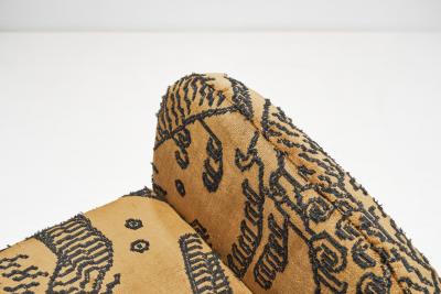 Paolo Buffa Upholstered Italian Armchairs attributed to Paolo Buffa Italy 1950s