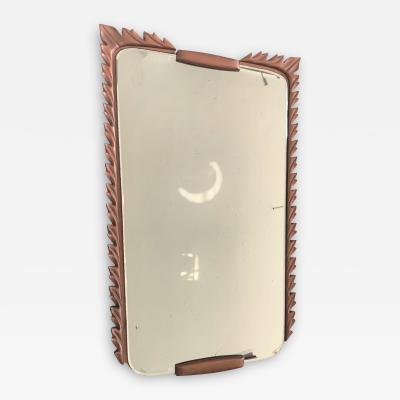 Paolo Buffa Wood Carved Mirror