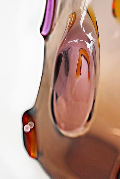 Paolo Crepax Monumental Vintage Paolo Crepax Blown Murano Glass Vase Signed Dated 90