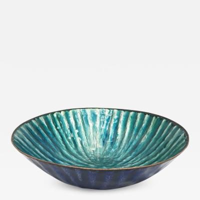 Paolo De Poli Enameled Bowl by Paolo DePoli Italy 1960s