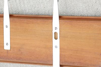 Paolo De Poli Paolo De Poli Attributed Enamel And Walnut Wall Mounted Coat Rack