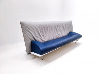 Paolo Deganello Leather Squash Sofa by Paolo Deganello for Driade