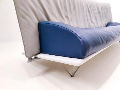 Paolo Deganello Leather Squash Sofa by Paolo Deganello for Driade