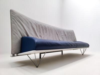 Paolo Deganello Leather Squash Sofa by Paolo Deganello for Driade