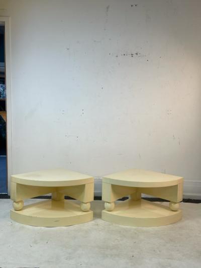 Paolo Gucci ART DECO REVIVAL PAIR OF PAOLO GUCCI SIDE TABLES