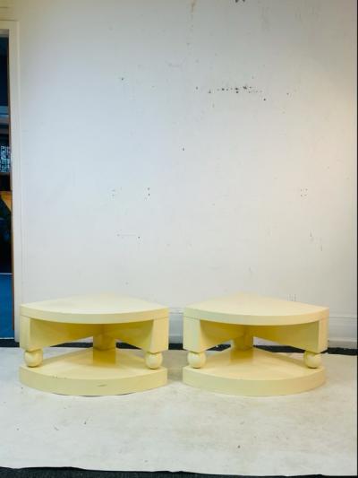 Paolo Gucci ART DECO REVIVAL PAIR OF PAOLO GUCCI SIDE TABLES