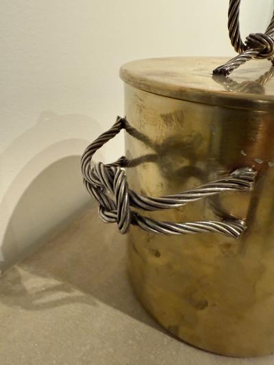 Paolo Gucci Gucci Champagne Ice Bucket in Brass Firenze Italy 1960s