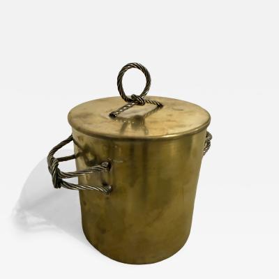 Paolo Gucci Gucci Champagne Ice Bucket in Brass Firenze Italy 1960s