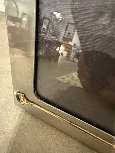 Paolo Gucci Gucci Square Photo Frame in Brass Italy 1980s