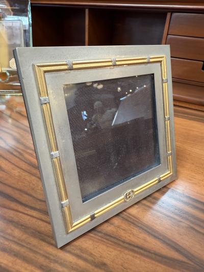 Paolo Gucci Gucci Vintage Picture Frame with Bamboo Style Detailing