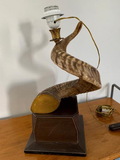 Paolo Gucci Horn table lamp base
