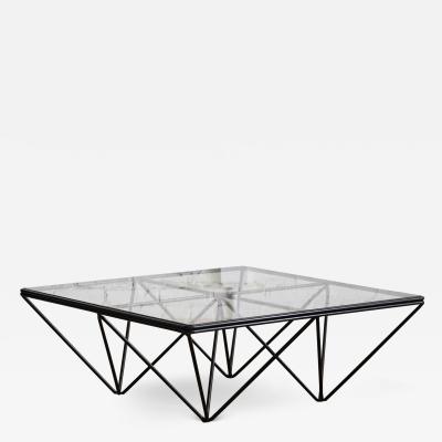 Paolo Piva B B Italia Paolo Piva Alanda Steel and Glass Coffee Table