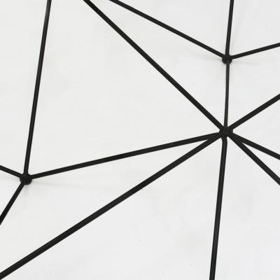 Paolo Piva Mid Century Modern Paolo Piva Glass Top and Metal Base Italian Coffee Table