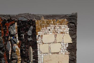 Paolo Racagni Paolo Racagni Acanto abstract mosaic in stone Italy 1999