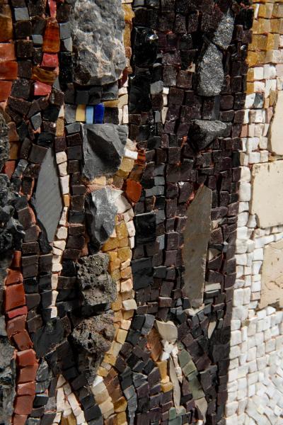 Paolo Racagni Paolo Racagni Acanto abstract mosaic in stone Italy 1999