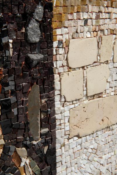 Paolo Racagni Paolo Racagni Acanto abstract mosaic in stone Italy 1999