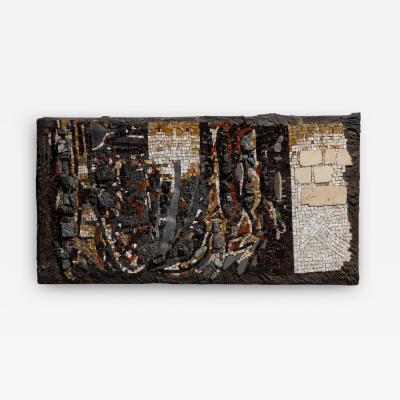 Paolo Racagni Paolo Racagni Acanto abstract mosaic in stone Italy 1999