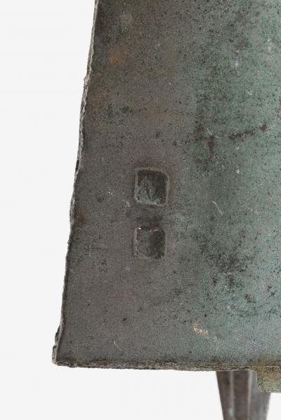 Paolo Soleri Monumental Paolo Soleri Brutalist Bronze Bell Cast Aluminum Sculptural Spine