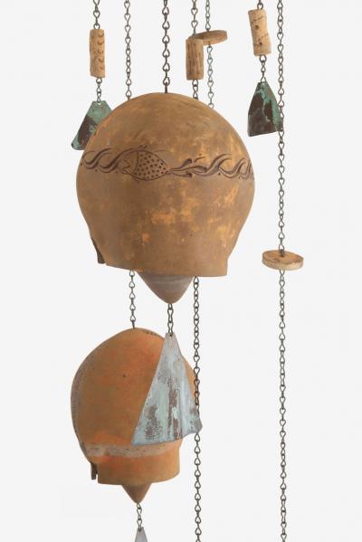Paolo Soleri Vintage Paolo Soleri Ceramic Mobile Sounding Sculpture