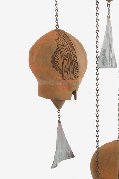 Paolo Soleri Vintage Paolo Soleri Ceramic Mobile Sounding Sculpture