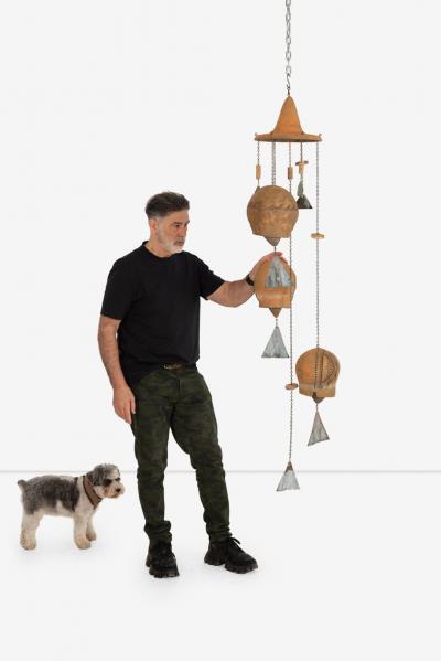 Paolo Soleri Vintage Paolo Soleri Ceramic Mobile Sounding Sculpture