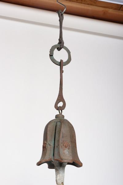 Paolo Soleri Vintage Verdigris Cast Bronze Wind Bell Wind Chime by Joe Ursutz