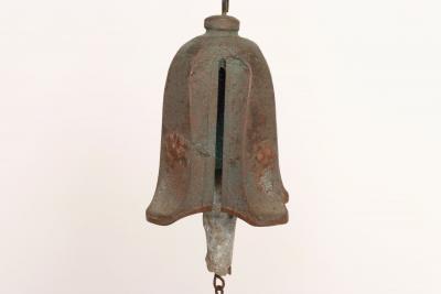 Paolo Soleri Vintage Verdigris Cast Bronze Wind Bell Wind Chime by Joe Ursutz
