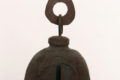 Paolo Soleri Vintage Verdigris Cast Bronze Wind Bell Wind Chime by Joe Ursutz