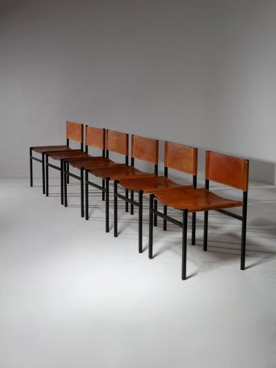Paolo Tilche Set of Six Rea Chairs by Paolo Tilche for Arform