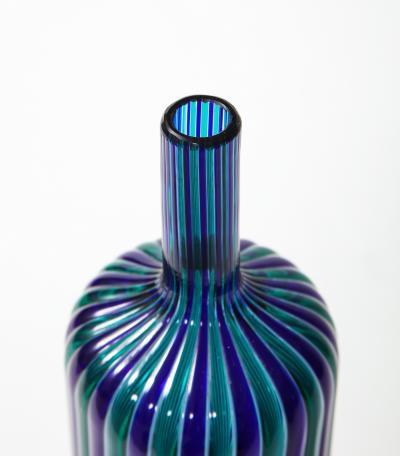Paolo Venini Cane Stopper Bottle by Paolo Venini